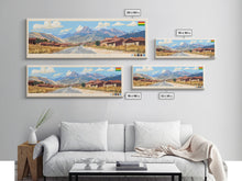 Cargar imagen en el visor de la galería, Colcapirhua, Bolivia Travel Poster Panoramic Canvas Print, Colcapirhua, Bolivia Painting, Bolivia Art, Colcapirhua Travel Art, Guest Room Painting
