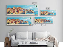 Cargar imagen en el visor de la galería, Constantine, Algeria Panoramic Travel Poster Canvas Print, Constantine, Algeria Painting, Algeria Art, Constantine Panoramic Travel Art, Travel Painting
