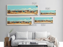 Load image into Gallery viewer, Diepsloot, South Africa Panoramic Travel Poster Canvas Print, Diepsloot, South Africa Painting, South Africa Art, Diepsloot Travel Art, Living Room Painting
