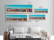 Load image into Gallery viewer, El Alto, Bolivia Panoramic Travel Poster Canvas Print, El Alto, Bolivia Painting, Bolivia Art, El Alto Panoramic Travel Art, Travel Painting
