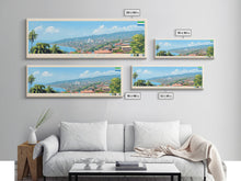 Load image into Gallery viewer, Freetown, Sierra Leone Panoramic Travel Poster Canvas Print, Freetown, Sierra Leone Painting, Sierra Leone Art, Freetown Travel Art, Guest Room Painting
