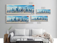 Cargar imagen en el visor de la galería, Ho Chi Minh City, Vietnam Panoramic Travel Poster Canvas Print, Ho Chi Minh City, Vietnam Painting, Vietnam Art, Ho Chi Minh City Panoramic Travel Art, Travel Painting
