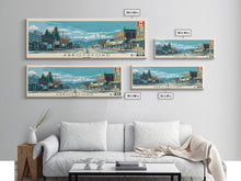 Carregar imagem no visualizador da galeria, Abbotsford, Canada Panoramic Canvas Print, Abbotsford, Canada Painting, Canada Art, Abbotsford Travel Poster, Travel Art, Guest Room Painting
