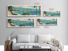 Carregar imagem no visualizador da galeria, Acapulco, Mexico Panoramic Canvas Print, Acapulco, Mexico Painting, Mexico Art, Acapulco Travel Poster, Travel Art, Guest Room Painting
