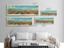 Carregar imagem no visualizador da galeria, Adama, Ethiopia Panoramic Canvas Print, Adama, Ethiopia Painting, Ethiopia Art, Adama Travel Poster, Travel Art, Vacation Gift
