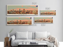 Carregar imagem no visualizador da galeria, Adelaide, Australia Panoramic Canvas Print, Adelaide, Australia Painting, Australia Art, Adelaide Travel Poster, Travel Art, Guest Room Painting
