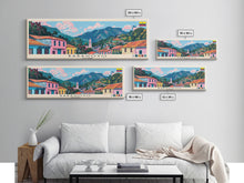 Carregar imagem no visualizador da galeria, Babahoyo, Ecuador Panoramic Canvas Print, Babahoyo, Ecuador Painting, Ecuador Art, Babahoyo Travel Poster, Travel Art, Vacation Gift
