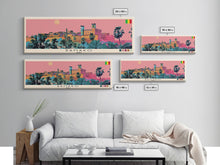 Carregar imagem no visualizador da galeria, Bamako, Mali Panoramic Canvas Print, Bamako, Mali Painting, Mali Art, Bamako Travel Poster, Travel Art, Guest Room Painting

