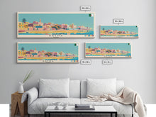 Load image into Gallery viewer, Batna, Algeria Panoramic Canvas Print, Batna, Algeria Painting, Algeria Art, Batna Travel Poster, Travel Art, Living Room Painting
