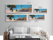 Load image into Gallery viewer, Benoni, South Africa Panoramic Canvas Print, Benoni, South Africa Painting, South Africa Art, Benoni Travel Poster, Travel Art, Housewarming Gift
