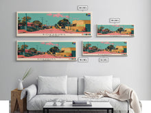 Load image into Gallery viewer, Boksburg, South Africa Panoramic Canvas Print, Boksburg, South Africa Painting, South Africa Art, Boksburg Travel Poster, Travel Art, Housewarming Gift
