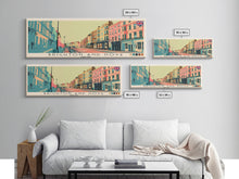 Carregar imagem no visualizador da galeria, Brighton and Hove, England Panoramic Canvas Print, Brighton and Hove, England Painting, England Art, Brighton and Hove Travel Poster, Travel Art, Vacation Gift
