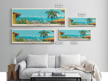 Carregar imagem no visualizador da galeria, Bucaramanga, Colombia Panoramic Canvas Print, Bucaramanga, Colombia Painting, Colombia Art, Bucaramanga Travel Poster, Travel Art, Guest Room Painting
