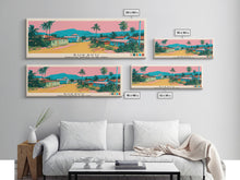 Carregar imagem no visualizador da galeria, Bukavu, Congo Panoramic Canvas Print, Bukavu, Congo Painting, Congo Art, Bukavu Travel Poster, Travel Art, Living Room Painting
