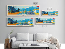 Cargar imagen en el visor de la galería, Chincha, Peru Panoramic Canvas Print, Chincha, Peru Painting, Peru Art, Chincha Travel Poster, Travel Art, Guest Room Painting
