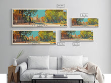Load image into Gallery viewer, Cordoba, Argentina Panoramic Canvas Print, Cordoba, Argentina Painting, Argentina Art, Cordoba Travel Poster, Travel Art, Housewarming Gift
