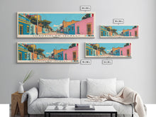 Load image into Gallery viewer, Cuautitlan Izcalli, Mexico Panoramic Canvas Print, Cuautitlan Izcalli, Mexico Painting, Mexico Art, Cuautitlan Izcalli Travel Poster, Travel Art, Guest Room Painting
