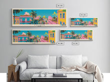 Load image into Gallery viewer, Cuiaba, Brazil Panoramic Canvas Print, Cuiaba, Brazil Painting, Brazil Art, Cuiaba Travel Poster, Travel Art, Vacation Gift
