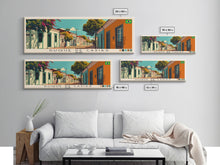 Load image into Gallery viewer, Duque de Caxias, Brazil Panoramic Canvas Print, Duque de Caxias, Brazil Painting, Brazil Art, Duque de Caxias Travel Poster, Travel Art, Housewarming Gift
