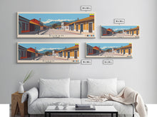 Load image into Gallery viewer, Duran, Ecuador Panoramic Canvas Print, Duran, Ecuador Painting, Ecuador Art, Duran Travel Poster, Travel Art, Living Room Painting
