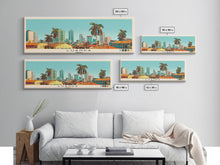Cargar imagen en el visor de la galería, Luanda, Angola Panoramic Canvas Print, Luanda, Angola Painting, Angola Art, Luanda Travel Poster, Travel Art, Vacation Gift
