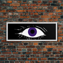 Carregar imagem no visualizador da galeria, Eye Art Print, Big Eye Art, Canvas Print, Eye Canvas Art, Eye Art Original, Framed Art Print, Wall Decor, Panoramic, Wall Art, Canvas Print
