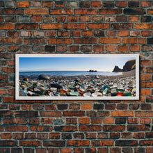 Carregar imagem no visualizador da galeria, Panoramic of Glass Beach California, Extra Large Wall Art, Panoramic Wall Art, Panoramic Landscape Print, Landscape Photography
