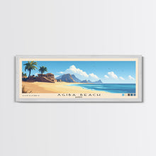 Carregar imagem no visualizador da galeria, Agiba Beach, Egypt Panoramic Print, Vacation Gift, Egypt Wall Art, Beach Painting, Beach Decor, Beach Or Lakehouse Art
