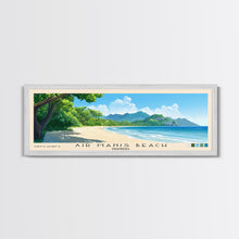 Carregar imagem no visualizador da galeria, Air Manis Beach, Indonesia Panoramic Beach Print, Vacation Gift, Indonesia Wall Art, Framed Canvas Print, Framed Beach Painting

