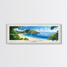 Carregar imagem no visualizador da galeria, Apo Island, Philippines Panoramic Print, Vacation Gift, Philippines Wall Art, Beach Painting, Beach Decor, Beach Or Lakehouse Art
