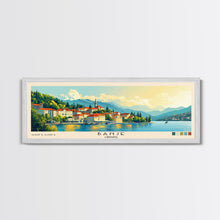 Load image into Gallery viewer, Banje, Croatia Panoramic Print, Vacation Gift, Croatia Wall Art, Beach Painting, Beach Decor, Beach Or Lakehouse Art
