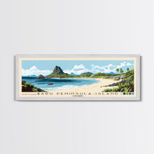 Load image into Gallery viewer, Barú Peninsula-Island, Colombia Panoramic Print, Vacation Gift, Colombia Wall Art, Vacation Wall Art, Vacatation Memories, Beach Decor, Beach Or Lakehouse Art
