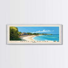 Load image into Gallery viewer, Belle-Île-en-Mer, France Panoramic Print, Vacation Gift, France Wall Art, Beach Painting, Beach Decor, Beach Or Lakehouse Art

