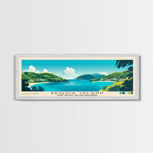 Load image into Gallery viewer, Bequia Island, Saint Vincent and the Grenadines Panoramic Print, Vacation Gift, Saint Vincent and the Grenadines Wall Art, Vacation Wall Art, Vacatation Memories, Beach Decor, Beach Or Lakehouse Art
