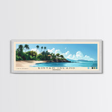 Carregar imagem no visualizador da galeria, Bintan Island, Indonesia Panoramic Beach Print, Vacation Gift, Indonesia Wall Art, Beach Painting, Beach Decor, Beach Painting
