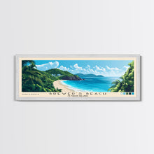 Carregar imagem no visualizador da galeria, Brewer’s Beach, US Virgin islands Panoramic Print, Vacation Gift, US Virgin islands Wall Art, Beach Painting, Beach Decor, Beach Or Lakehouse Art
