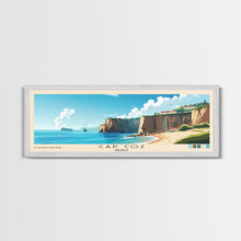 Carregar imagem no visualizador da galeria, Cap Coz, France Panoramic Print, Vacation Gift, France Wall Art, Beach Painting, Beach Decor, Large Wall Art, Wood Frame Art
