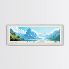 Cargar imagen en el visor de la galería, Cerro Azul, Peru Panoramic Print, Vacation Gift, Peru Wall Art, Beach Painting, Beach Decor, Large Wall Art, Wood Frame Art
