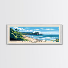 Cargar imagen en el visor de la galería, Costa Ballena, Costa Rica Panoramic Beach Print, Vacation Gift, Costa Rica Wall Art, Framed Canvas Print, Framed Beach Painting
