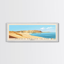 Cargar imagen en el visor de la galería, Dakhla dragon island, Morocco Panoramic Print, Vacation Gift, Morocco Wall Art, Beach Painting, Beach Decor, Beach Or Lakehouse Art
