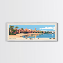 Load image into Gallery viewer, El Gouna, Egypt Panoramic Print, Vacation Gift, Egypt Wall Art, Vacation Wall Art, Vacatation Memories, Beach Decor, Beach Or Lakehouse Art
