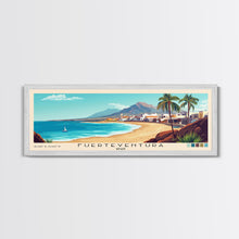 Cargar imagen en el visor de la galería, Fuerteventura, Spain Panoramic Print, Vacation Gift, Spain Wall Art, Vacation Wall Art, Vacatation Memories, Beach Decor, Beach Or Lakehouse Art

