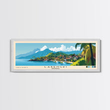 Load image into Gallery viewer, Labengki, Indonesia Panoramic Beach Print, Vacation Gift, Indonesia Wall Art, Framed Canvas Print, Framed Beach Painting
