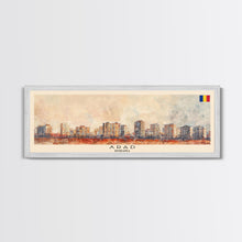Carregar imagem no visualizador da galeria, Arad Romania Travel Art, City Art, Framed Canvas Print or Metal Wall Art, Europe Travel Poster, Panoramic Wall Art, Extra Wide Wall Art
