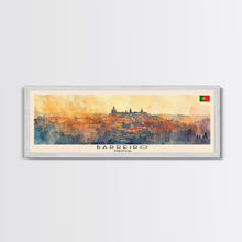Load image into Gallery viewer, Barreiro Portugal Travel Print Wall Art, Panoramic City Art, Travel Art, Wall Decor, Vacation Gift, Framed Canvas Print Or Metal Art
