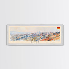 Load image into Gallery viewer, Gaziantep Turkey Wall Art, Panoramic Travel Poster, Panoramic Framed Canvas Print, City Wall Art, Wall Hanging Home Decor, Travel Art
