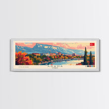 Carregar imagem no visualizador da galeria, Adana Turkey  Travel Art, City Art, Framed Canvas Print or Metal Wall Art, Europe Travel Poster, Panoramic Wall Art, Extra Wide Wall Art
