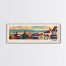 Carregar imagem no visualizador da galeria, Amadora Portugal Travel Print Wall Art, Panoramic City Art, Travel Art, Wall Decor, Vacation Gift, Framed Canvas Print Or Metal Art
