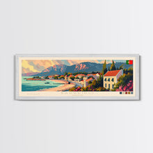 Load image into Gallery viewer, Barreiro Portugal Travel Print Wall Art, Panoramic City Art, Travel Art, Wall Decor, Vacation Gift, Framed Canvas Print Or Metal Art
