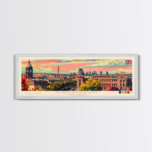Cargar imagen en el visor de la galería, Birmingham United Kingdom Travel Print Wall Art, Panoramic City Art, Travel Art, Wall Decor, Vacation Gift, Framed Canvas Print Or Metal Art
